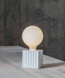 BOX Lampfot E27 10cm Vit