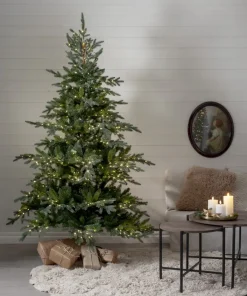 BREKSTAD Julgran 210cm 800LED Varmvit/Grön IP44