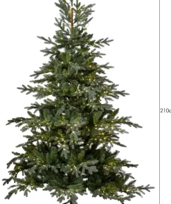BREKSTAD Julgran 210cm 800LED Varmvit/Grön IP44