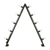 BRIGHT Ljusstake Utomhus 10L 120cm Corténstål/Klar