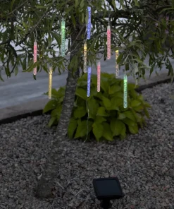 BUBBLY LIGHT-CHAIN Solcells-ljusslinga 180cm 10LED Flerfärgad/Klar