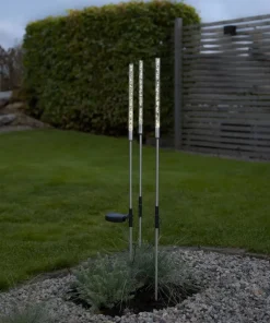 BUBBLY Solcellsdekoration 1,6m Varmvit/Klar