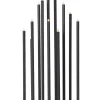 BUZZ Ljusstake 12L 43cm Grå