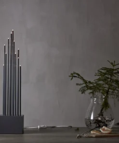 BUZZ Ljusstake 12L 65,5cm Grå