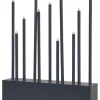 BUZZ Ljusstake 11L 43cm Grafit