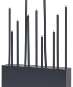 BUZZ Ljusstake 11L 43cm Grafit