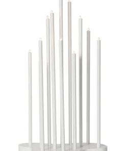 BUZZ Ljusstake 12L 43cm Vit