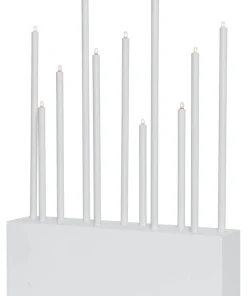 BUZZ Ljusstake 11L 43cm Vit