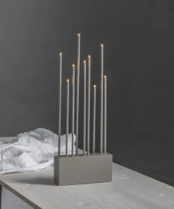 BUZZ Träljusstake 9L 60cm Elefantgrå