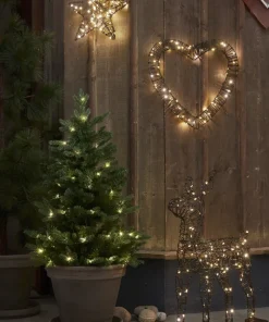 BYSKE LED Julgran 90cm 50LED Grön IP44