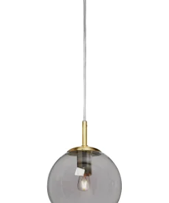 CAPELLA Fönsterlampa 18,5cm Borstad mässing/Rökfärgad