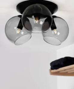 CAPELLA Plafond 3a 37cm Svart/Rökfärgad
