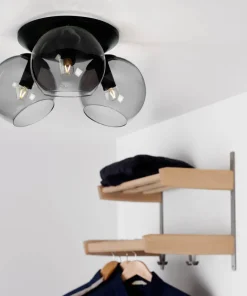 CAPELLA Plafond 3a 37cm Svart/Rökfärgad