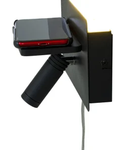 CARGADOR Väggspot USB 24cm Svart