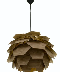 CARPATICA Taklampa Ø60 Fanér 60cm Brunbets