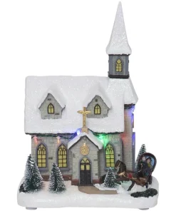 CHAPEL Panorama Kyrka 19cm Flerfärgad