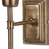 CLASSIC Vägglampa 20cm Antikmässing