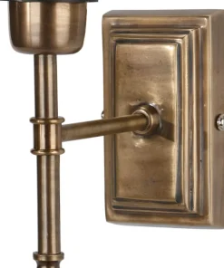 CLASSIC Vägglampa 20cm Antikmässing