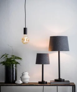 COLUMBUS Lampfot 35cm Råsilver