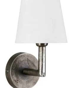 COLUMBUS Vägglampa 22cm Råsilver