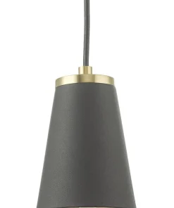 CONE Fönsterlampa 9cm Svart/Guld