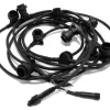 CONNECTA E27 Ljusslinga Extra 7,35m IP44 Svart