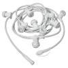 CONNECTA E27 Ljusslinga Extra 7,35m IP44 Vit