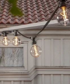 CONNECTA FLAT E27 Ljusslinga Extra 7,35m IP44 Svart
