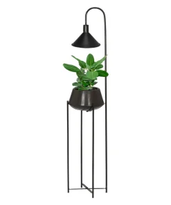 CORNELIA Golvlampa Blomkruka 140cm Svart