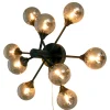 COSMOS Väggplafond Bygel 9L 52,5cm Svart/Rökgrå