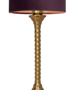 COTTEX Lampfot 50,5cm Borstad Mässing