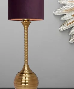 COTTEX Lampfot 50,5cm Borstad Mässing