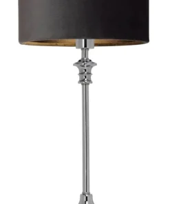 COTTEX Lampfot 48cm Krom