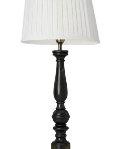 COTTEX Lampfot E27 57cm Svart/Borstad mässing