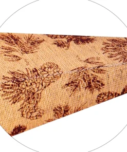 COTTON Mönstrad Pappersstjärna 60cm Beige/Röd