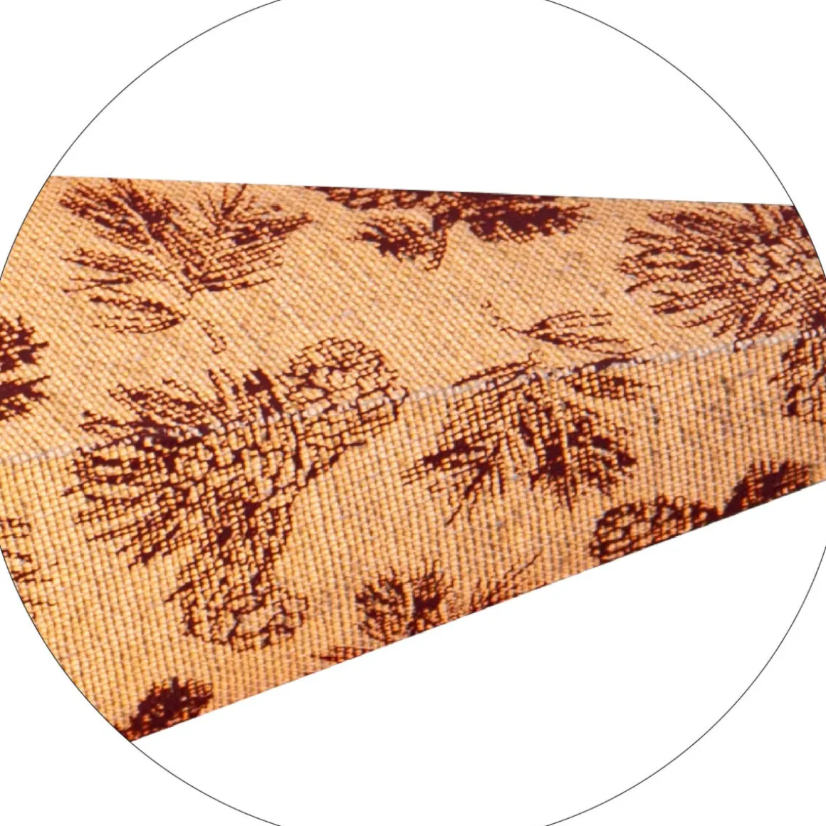 COTTON Mönstrad Pappersstjärna 60cm Beige/Röd