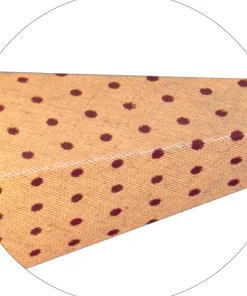 COTTON Prickig Pappersstjärna 60cm Beige/Röd