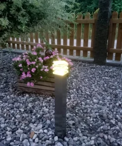 CRYSTAL LED Pollare 1-Pack Extra Rostfritt Stål 50cm