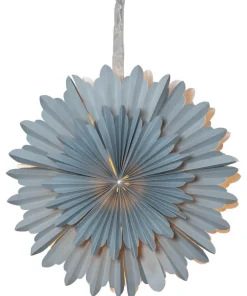 CRYSTAL Pappersstjärna 50cm Blå