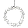 CURLY Hängande krans 30cm Svart