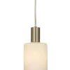CYLINDER Fönsterlampa 16cm Stål/Vit