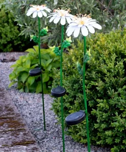 DAISY Solcellsdekoration Prästkrage 77cm