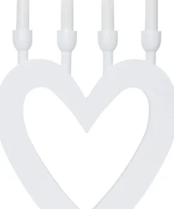 DALA Ljusstake 4L 45cm Vit