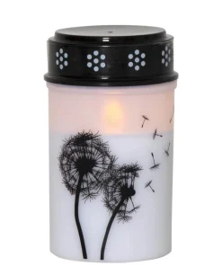 DANDELION LED-Gravljus 12cm Vit
