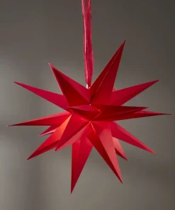 DECEMBER Pappersstjärna 35cm Röd