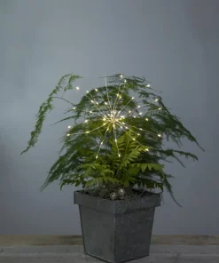DEW DROP Bukettslinga 42cm Silver