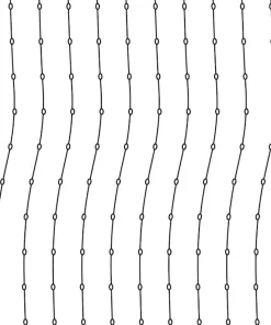 DEW DROP Ljusgardin 1*2m 200LED Varmvit/Silver