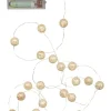 DEW DROP Ljusslinga 140cm Transparent