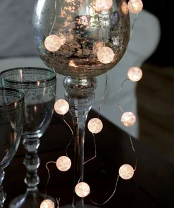 DEW DROP Ljusslinga 140cm Transparent