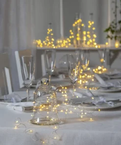DEW DROP Ljusslinga 10m 100LED RGB/Silver